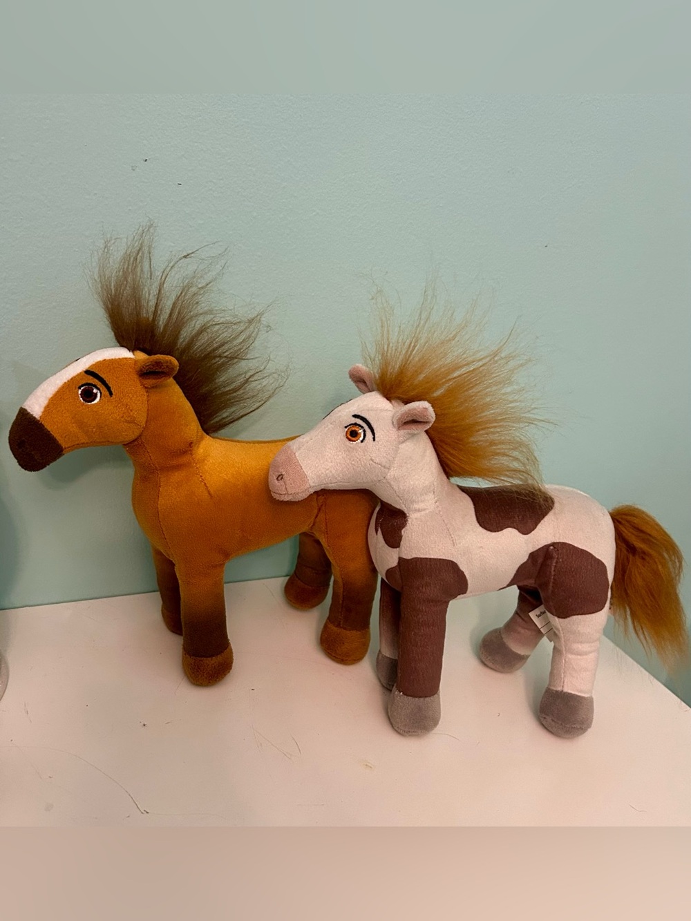 DreamWorks Spirit Riding Free Horse Plush Stuffed Animal Lot Of 2 Horses